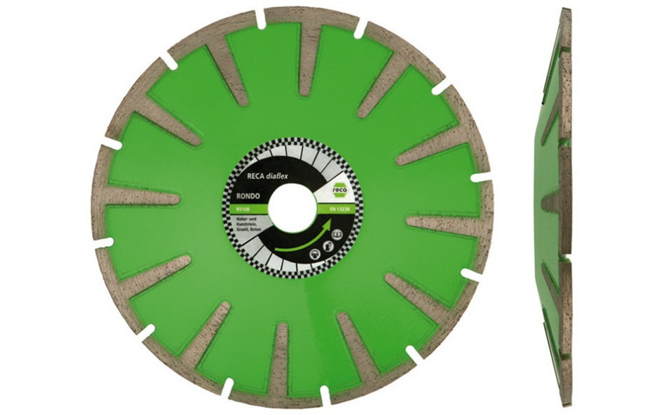 RECA Diaflex Rondo, RS10B, für Beton, 125 mm, Bohrung 22,23 mm
