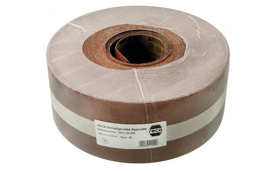 RECA Sparrolle 100 mm x 50 m Korn 80