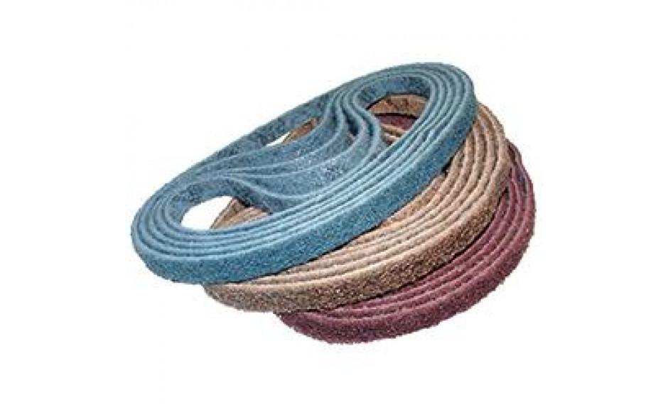 Vliesschleifband 13 x 610 mm fein/blau K280