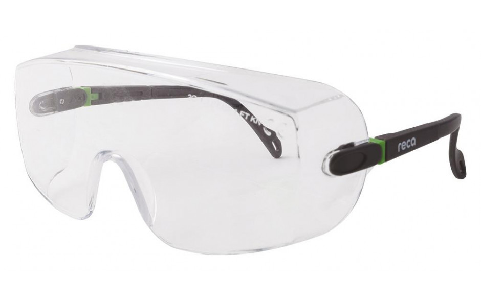 Schutzbrille RECA UX 303, klar für Korrektionsbrillenträger