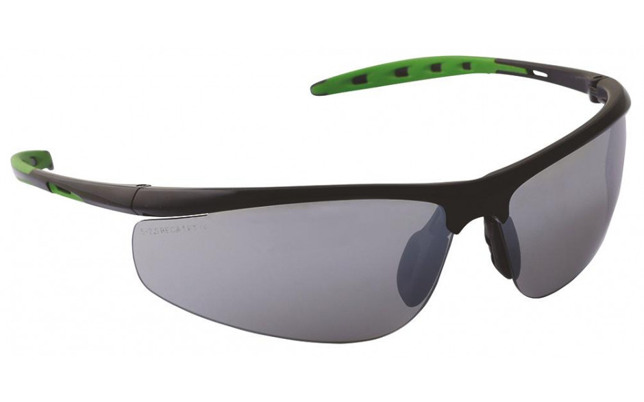 Schutzbrille RECA RX 208, grau verspielgelt