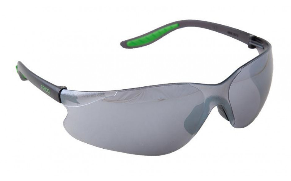 Schutzbrille RECA EX 102 grau verspiegelt