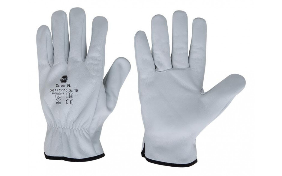 Handschuh RECA Driver Vollleder Gr. 9