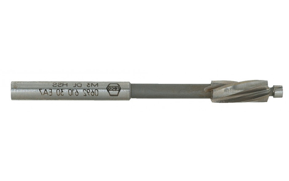 RECA Flachsenker HSS-CBN für Durchgangsloch HSS 3 mm