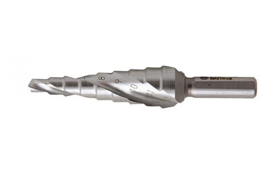 RECA Stufenbohrer HSS-CBN-tiefgeschnitten Größe 0/9 4-12 mm