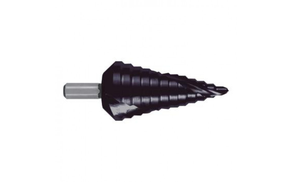 RECA Stufenbohrer HSS/TiAlN Größe 9 Ø 6,3 - 37 mm