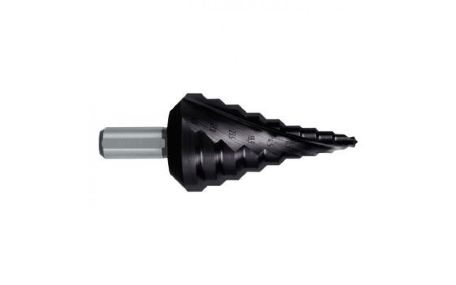 RECA Stufenbohrer HSS/TiAlN Größe 14 Ø 5,3 - 30,5 mm