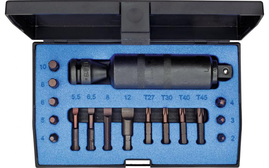 GEDORE Handschlagschraubendreher-Satz K1900/018 komplett in Kassette 18-teilig