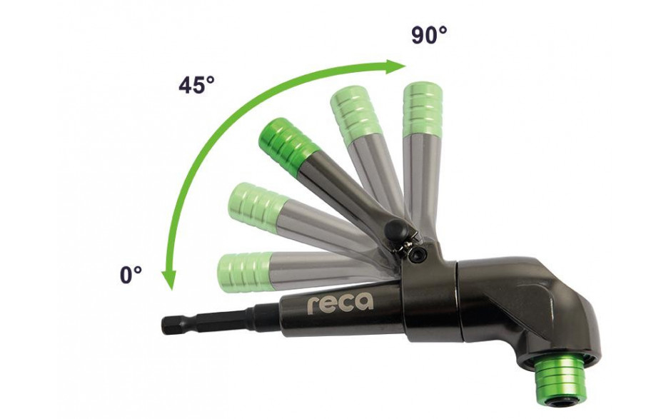 RECA Winkelschraubvorsatz 1/4" mit Magnet