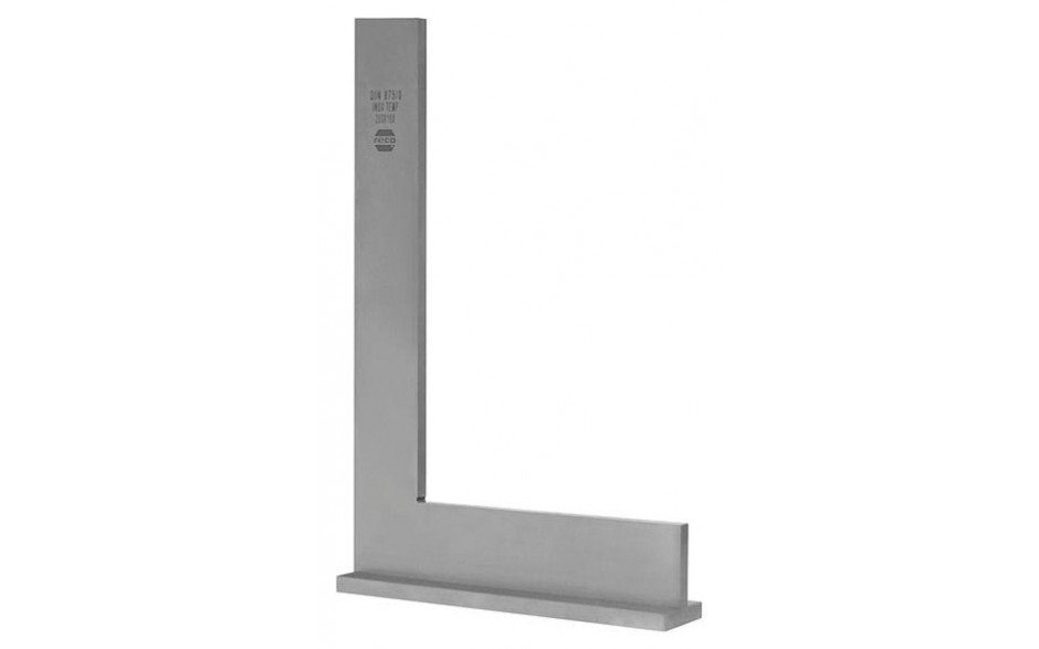 Präzisions-Werkstattwinkel DIN875 Genauigk.1, mit Anschlag, Schenkell. 250 x 165 mm