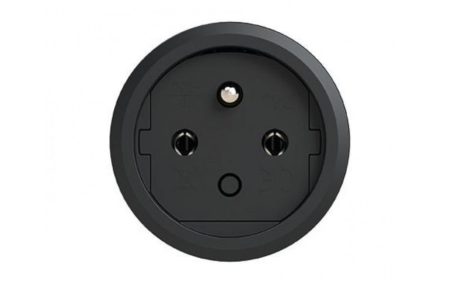 Kupplung Gummi mit Deckelband französisch /belgisch 250 Volt, 16A, IP54