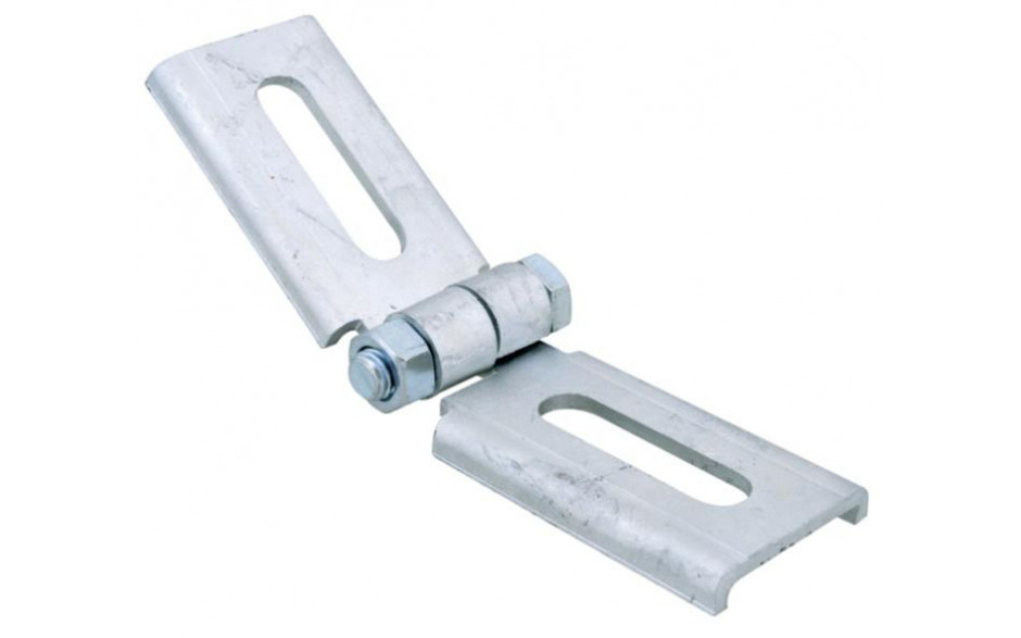 recamo Zahnschienen-Gelenkverbinder - Stahl - verzinkt - Typ 41 - 80 X 80