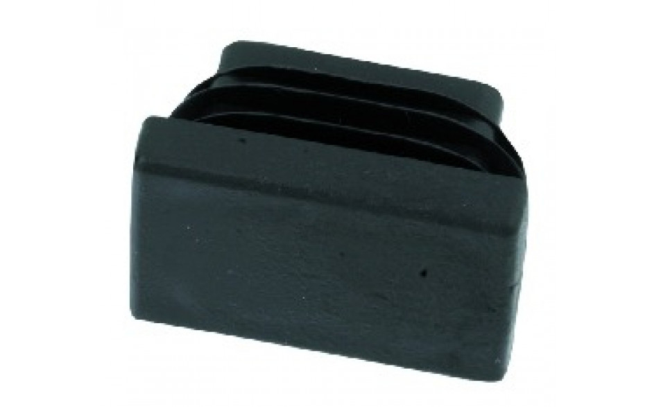 recamo Zahnschienen-Endkappe - Polyethylen - schwarz - 41/21