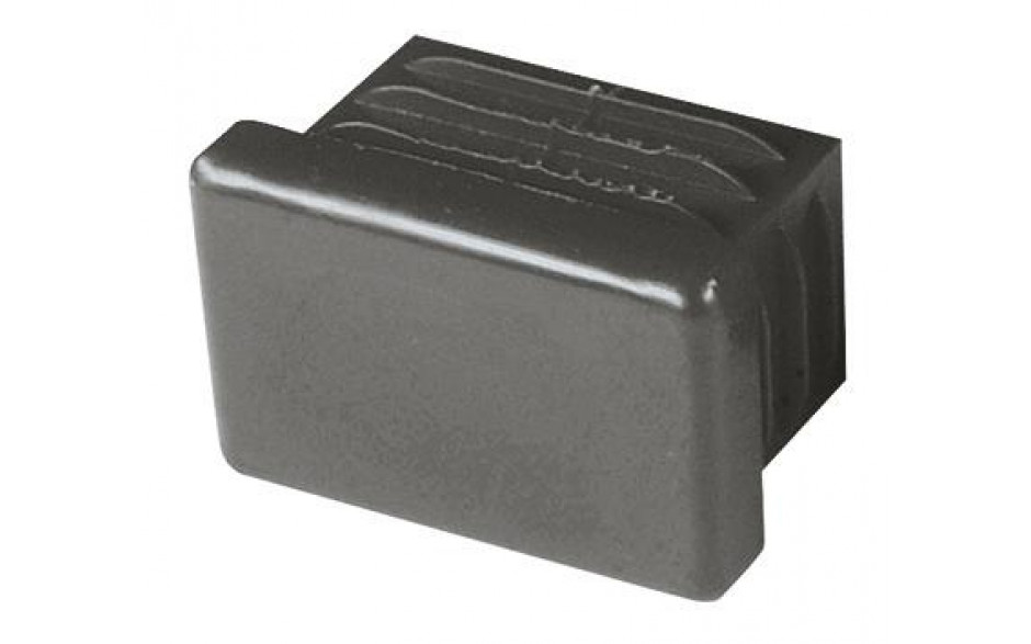 recamo Zahnschienen-Endkappe - Polyethylen - schwarz - 41/41