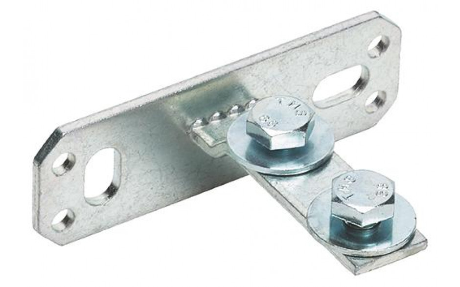 recamo-Montageschienen-Stirnflansch - Stahl - verzinkt - horizontal - 27/28