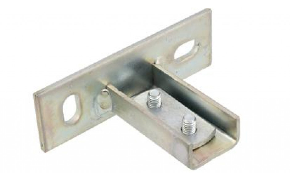 recamo Montageschienen-Schienenschuh - Stahl - verzinkt - horizontal - vormontiert - 27/28