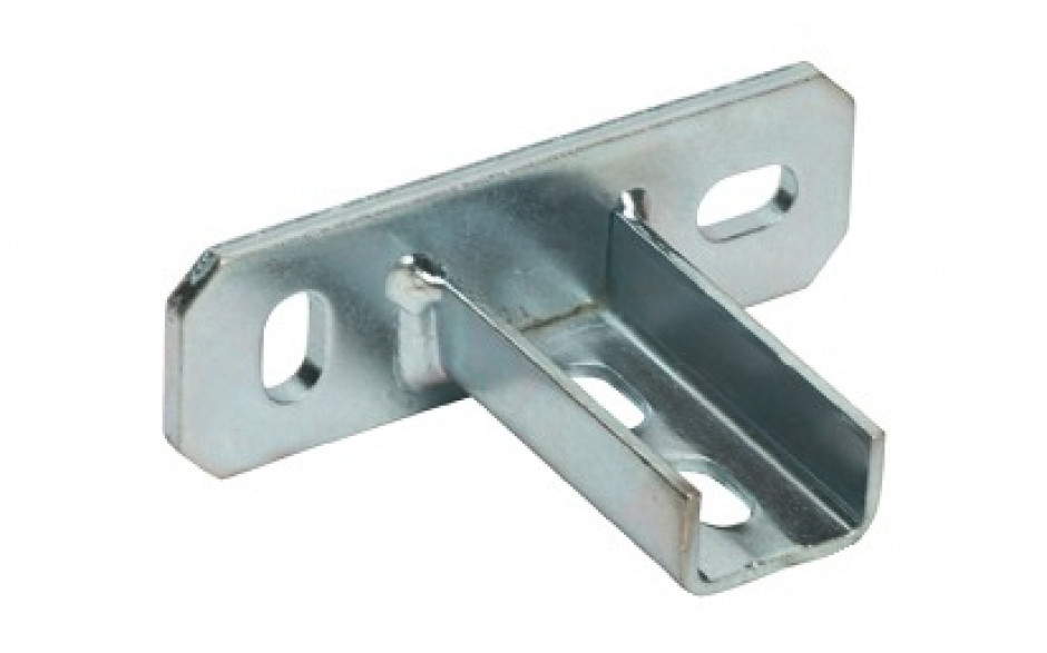 recamo Montageschienen-Schienenschuh - Stahl - verzinkt - horizontal - 27/28