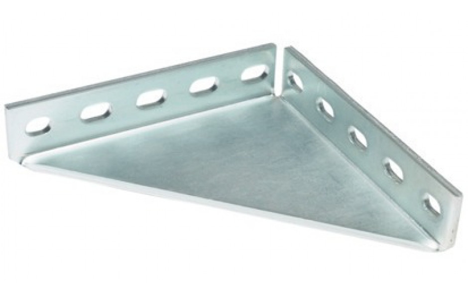 recamo Montageschienen-Winkelkonsole - Stahl - verzinkt - 38/40 - 200 X 200 X 40 X 4