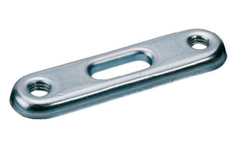 recamo Doppelhalter - Stahl - verzinkt - Lochabstand 85 mm - M 8