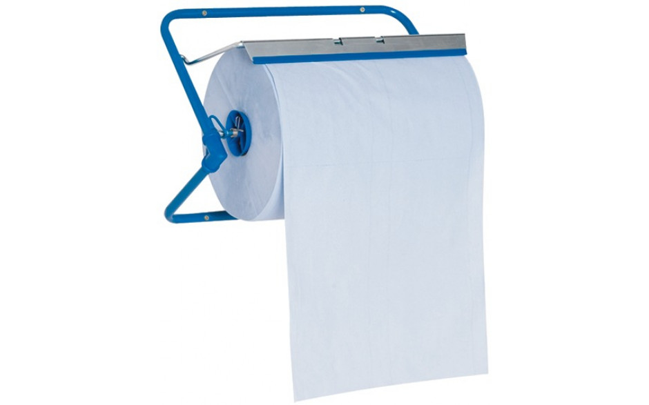 Wandhalter blau für Papierrollen