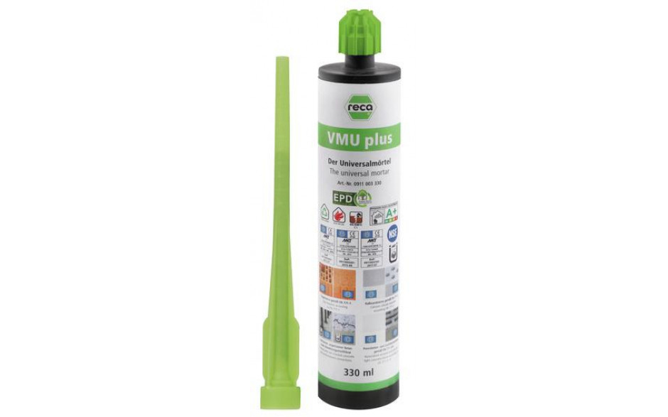 Injektionsmörtel VMU plus - inkl. Statikmischer - 300ml