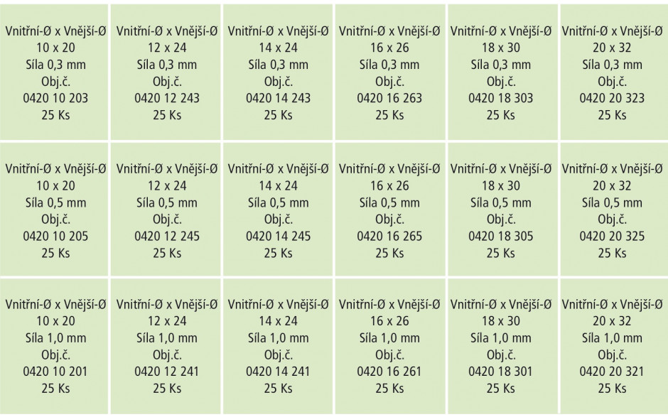 RECA Sortiment - Ausgleichsscheiben - Stahl - blank - 450-teilig