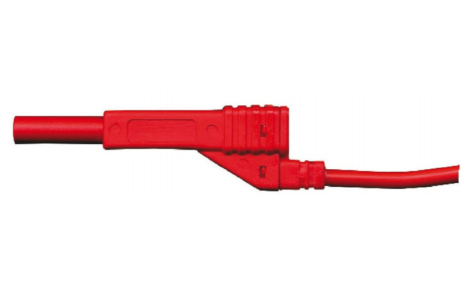 RECA Messkabel rot 4 mm x 5 m mit Stecker