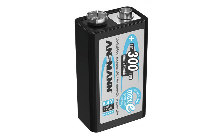 Akku NIMH 9 V Block, 1er-Blister