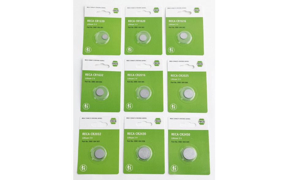 RECA Knopfzelle 3V CR 1616 ( DL1616/ BR1616)