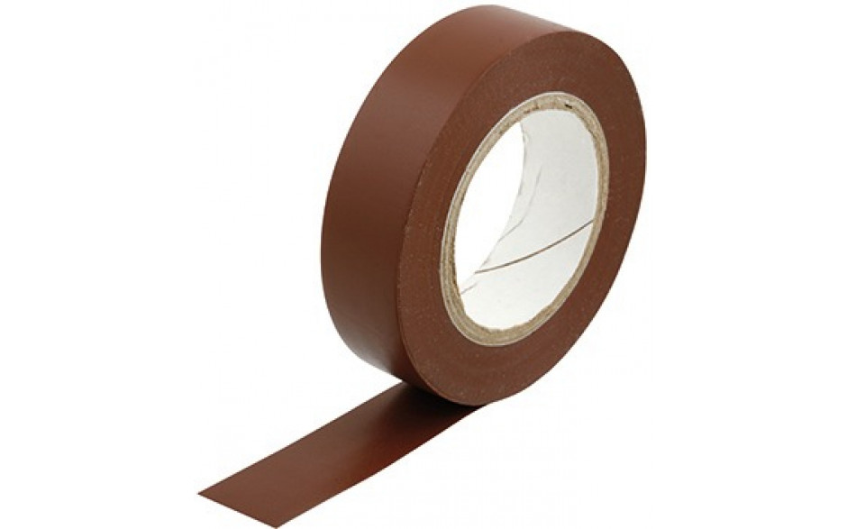PVC-ISOLIERBAND BRAUN 15MMx10M