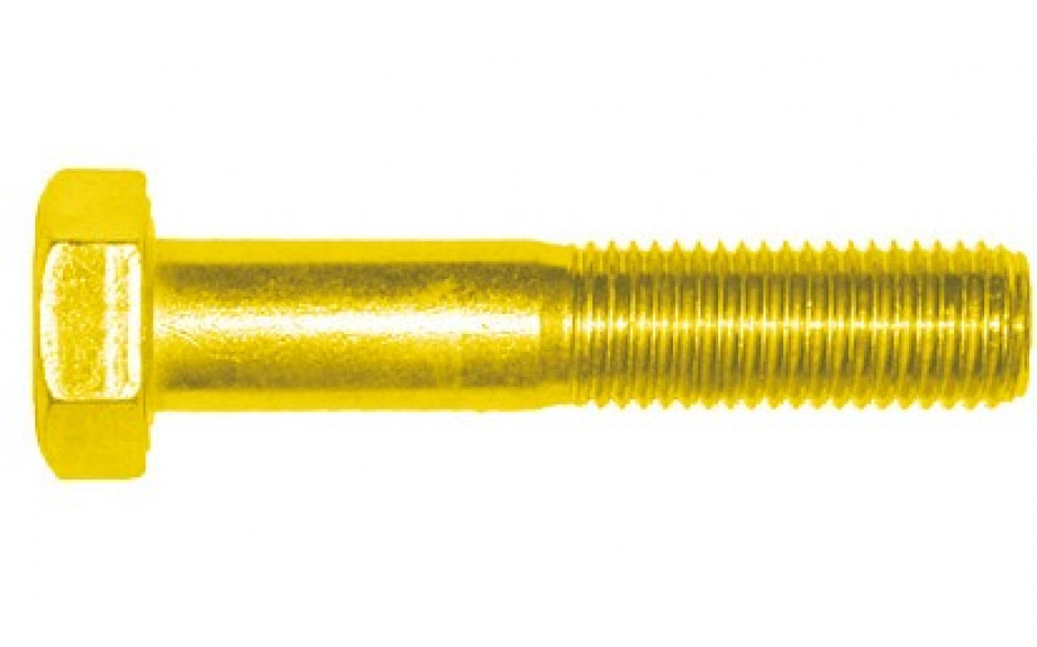 Sechskantschraube DIN 960 - 8.8 - verzinkt gelb - M24 X 2 X 120