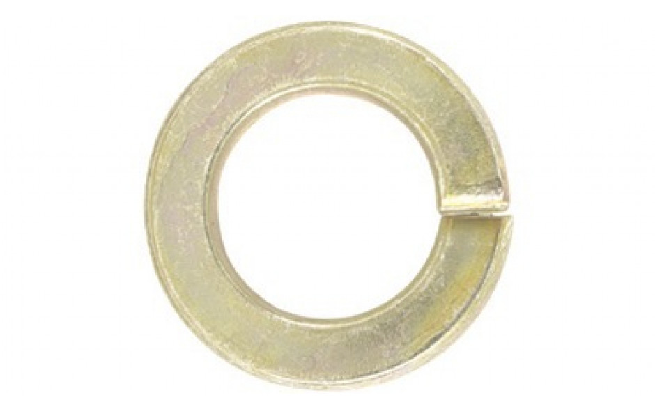 Federring DIN 127A - Federstahl - verzinkt gelb - M14=14,2mm