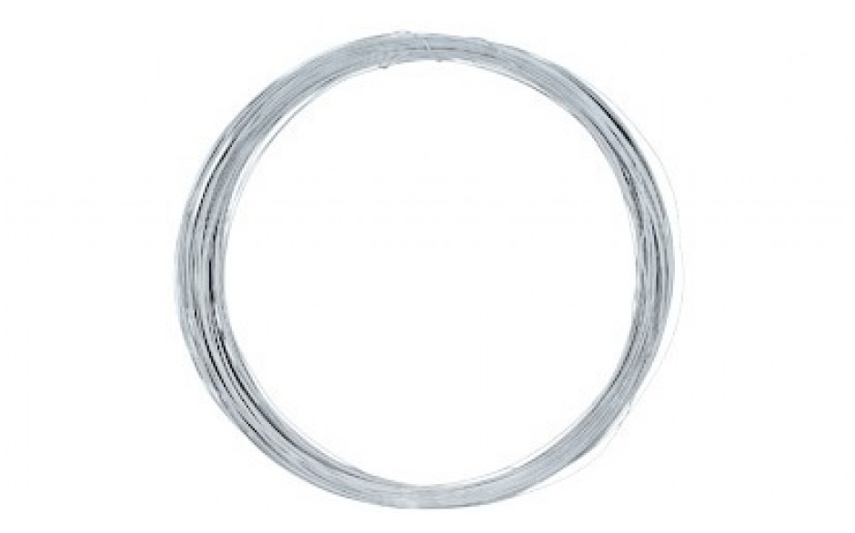 Eisendraht - ausgewogene Ringe - verzinkt blau - 1,4mm - Rolle 2,0kg