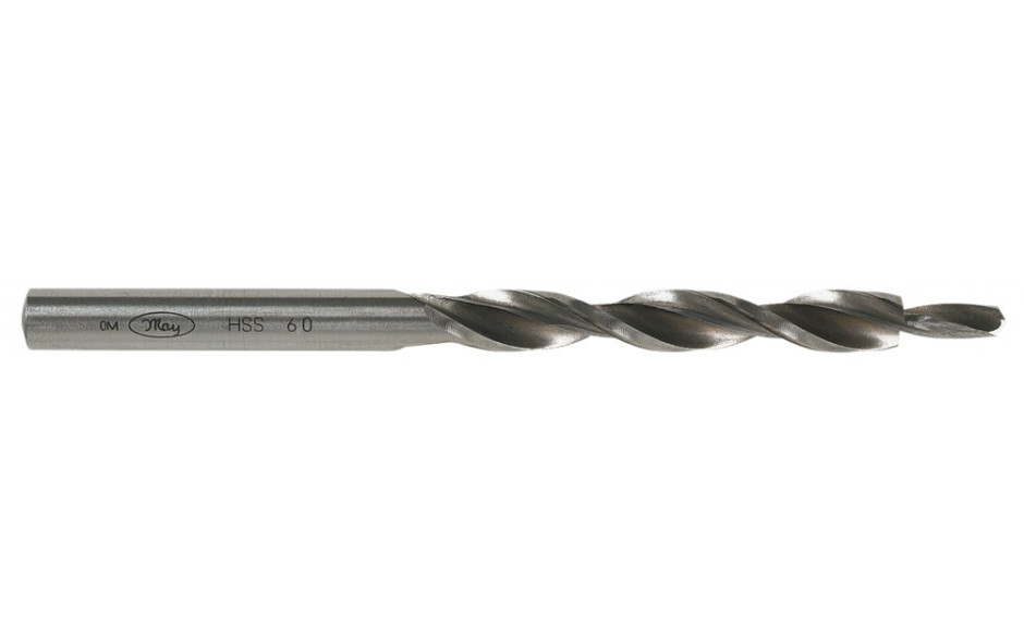 Mehrfasen-Stufenbohrer DIN 8376N HSS für Durchgangsloch 180° M6