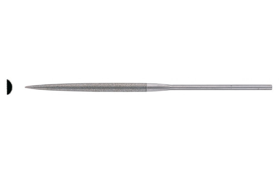 Diamant-Nadelfeile 140 mm D 126 halbrund