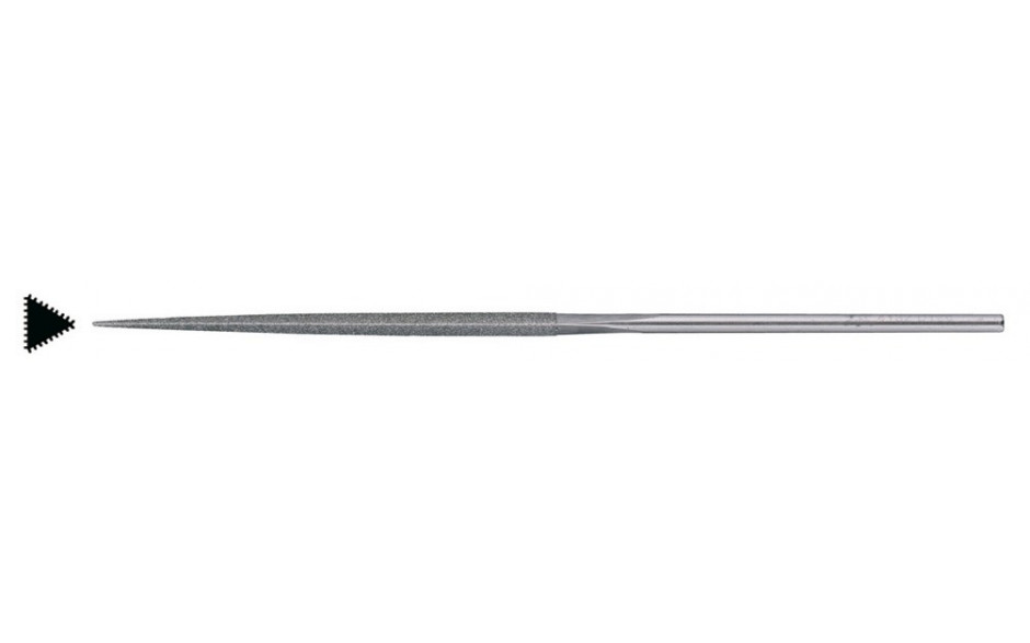 Diamant-Nadelfeile 140 mm D 126 dreikant