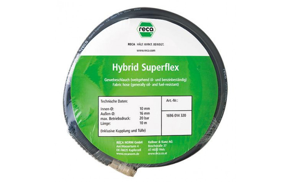 Hybrid Superflex Gewebeschlauch 10 Meter