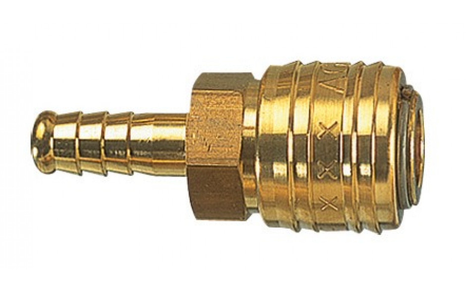 Schnellverschlusskupplung mit Schlauchtülle 6 mm