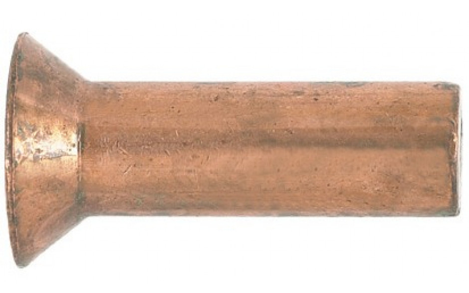 Senkniete DIN 661 - Kupfer - 3 X 12