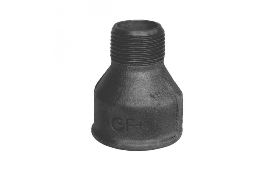 Fig. 246 - Muffe, reduziert - Temperguß - blank - 6/4 x 1 Zoll ( +GF+ )