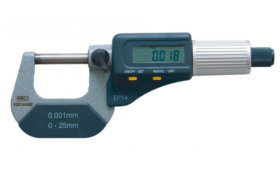 Mikrometer mit Digitalanzeige, Messbereich 25-50 mm, Ablesung 0,001 mm