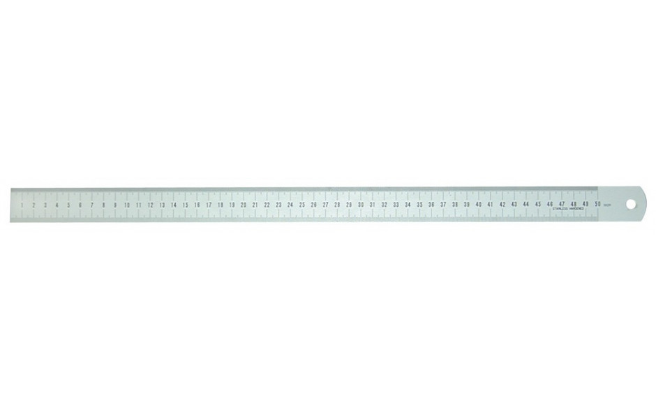 Stahlmaßstab, biegsam, Länge x Breite x Stärke 1000 x 30 x 1,0 mm