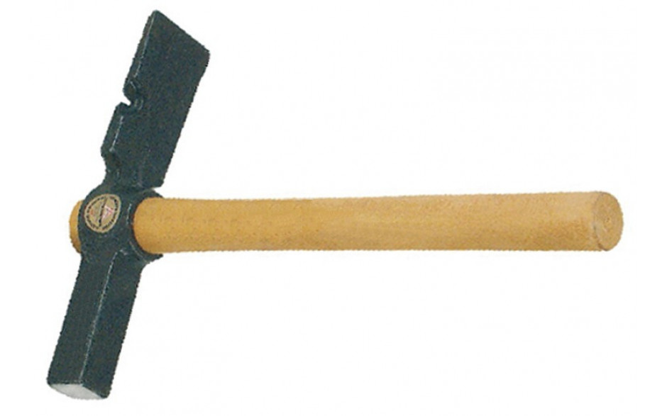 Maurerhammer, mit Eschenstiel und Nagelschlitz, Gewicht 500 g