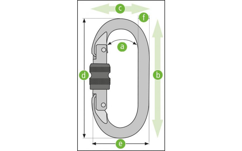 Karabiner BS 25 TW Stahl Autolock