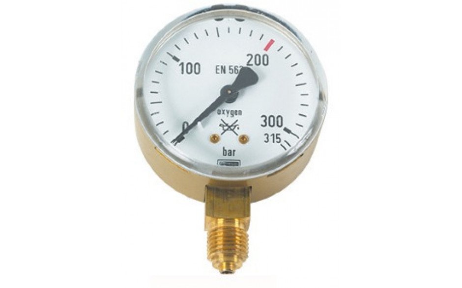 Lorch Manometer für Sauerstoff 200/315 bar