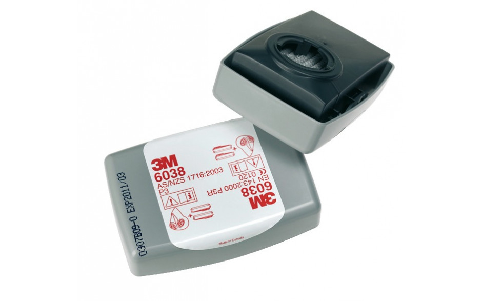 3M Filter 6038 P3R + Aktivkohle (PAAR)