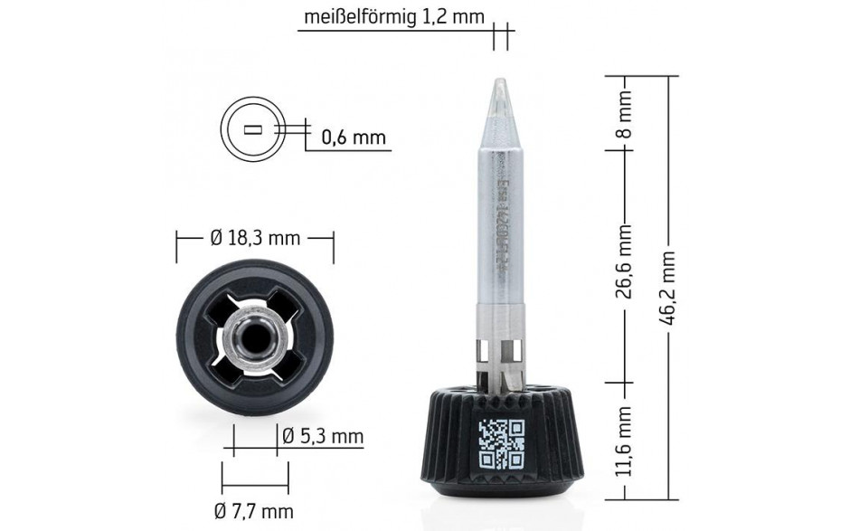 Lötspitze MK2 Ersa meißelförmig 1,2mm