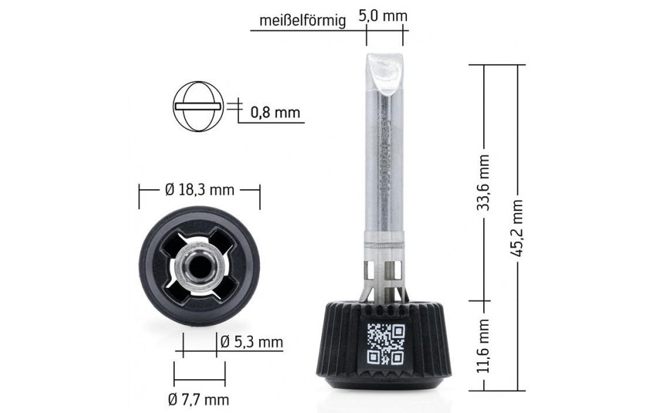 Lötspitze MK2 Ersa meißelförmig 5,0mm