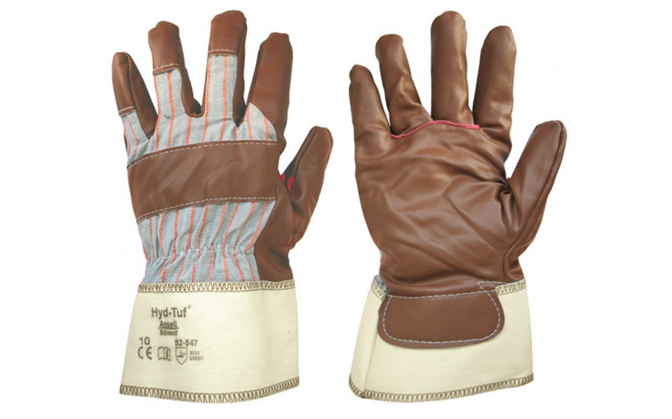 Nitrilhandschuh Hyd-Tuf, 52-547, Braun, Gr. 10