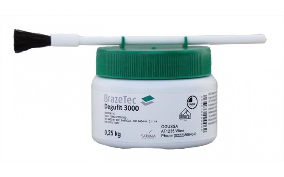 Weichlotpaste Degufit 3000 250 g mit Pinsel